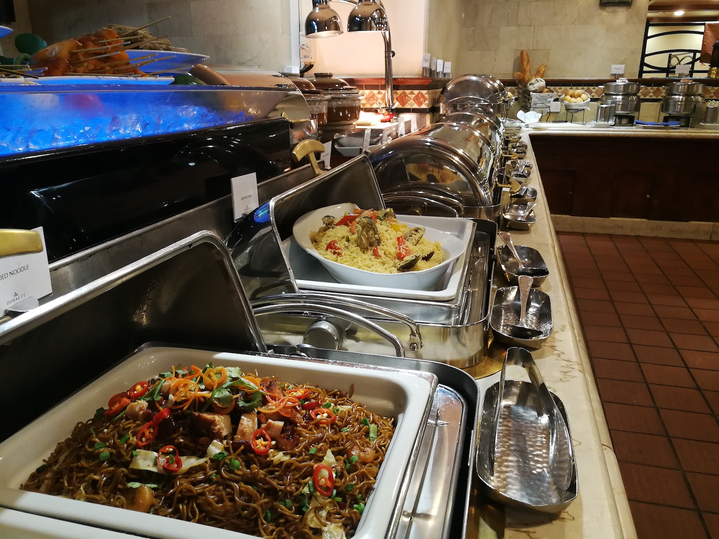 Terraza Brasserie all-day dining buffet spread